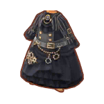 black steampunk dress
