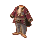 red steampunk coat