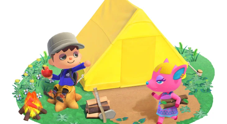 animal crossing new horizons tent
