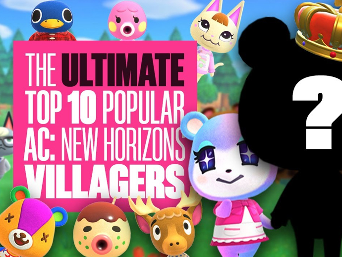 top ten animal crossing new horizons villagers all time