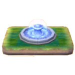 animal crossing new leaf public work project fountain