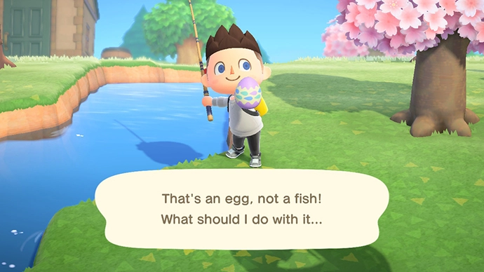 animal crossing new horizons water eggs